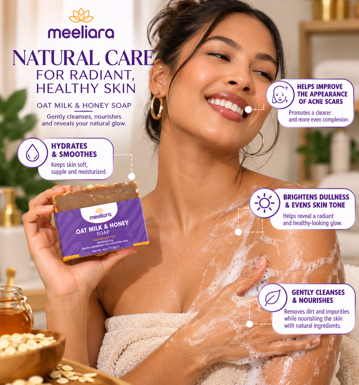 Oat Milk Honey Soap